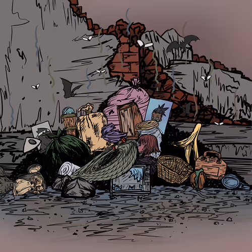 A Piles Of Rubbish