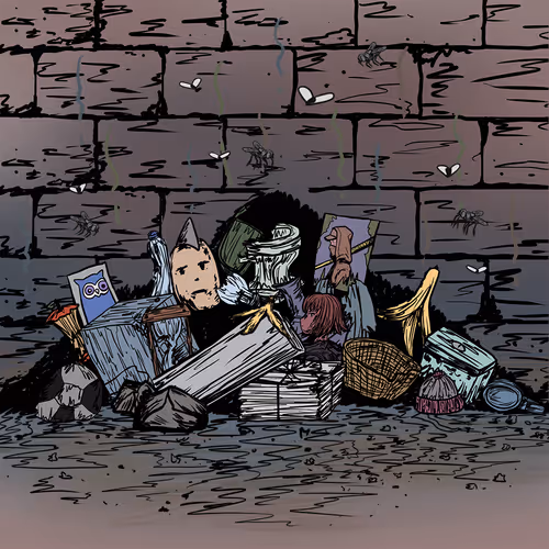 A Piles Of Rubbish