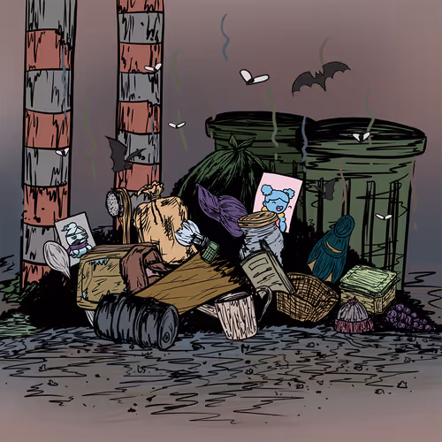 A Piles Of Rubbish