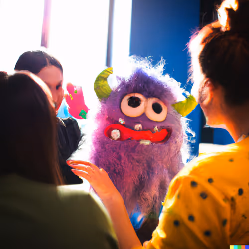 Fluffy Rainbow Monster AI