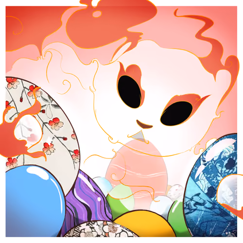 Neko Tamago #4 - Ghost Cat