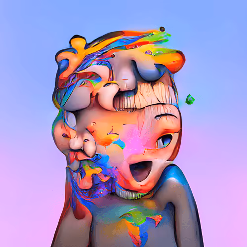 Rainbow Doodle - Mutant Doodle #251