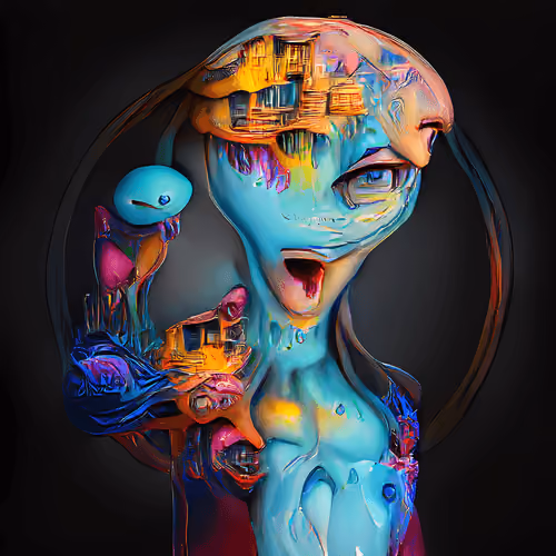 Da Vinci NonFungibleAliens - Non-Fungible Aliens #1685