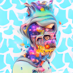 Undead Pastel Club Galactic Space Ape - Undead Pastel Club #6538