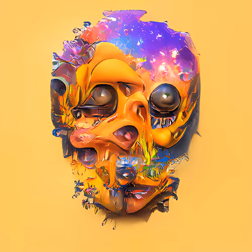 Cryptoskull Mutated by Davinci - CryptoSkull #265 (Game Token)