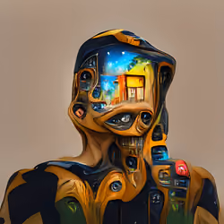 Davinci Droid Self Portrait -