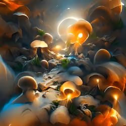 Mushroom time space