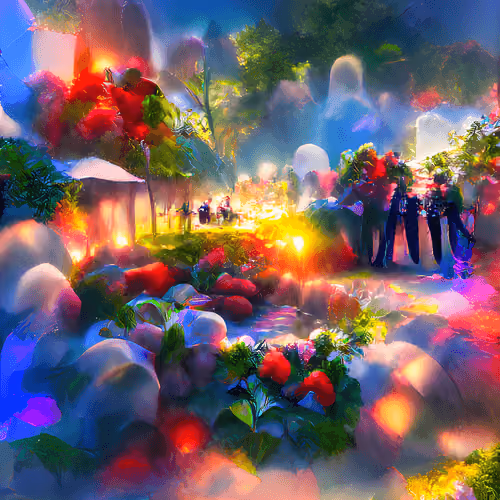 The Beatles and Elvis at the Strawberry fields
