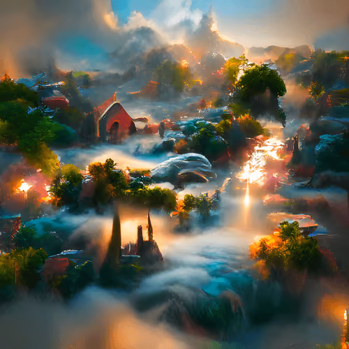 Far away in a mystical land