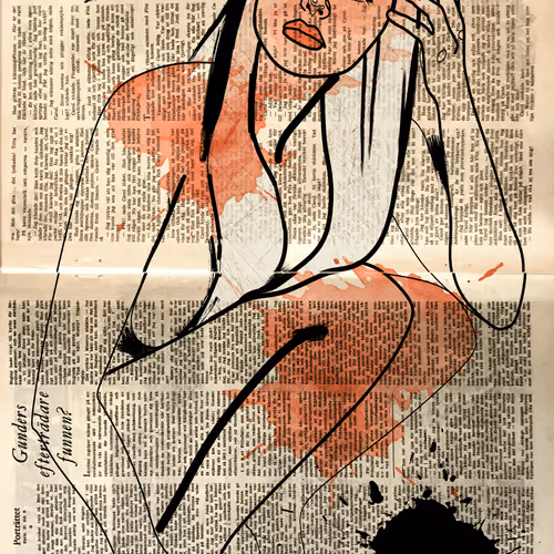 Vintage Art Girl