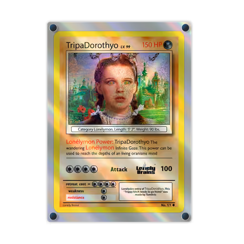 Shiny Encased TripaDorothyo Lonélymon Digicard 1/1 With Music