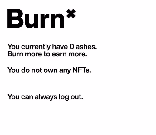 Ashes to Ashes