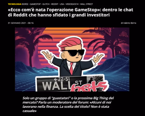 Open - Dentro le chat dell'operazione GameStop
