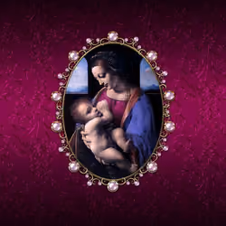 Madonna Litta in Dark Pink 2
