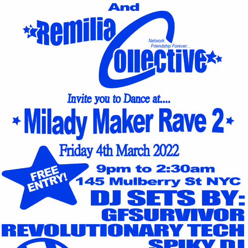 Milady Rave 2 Flyer