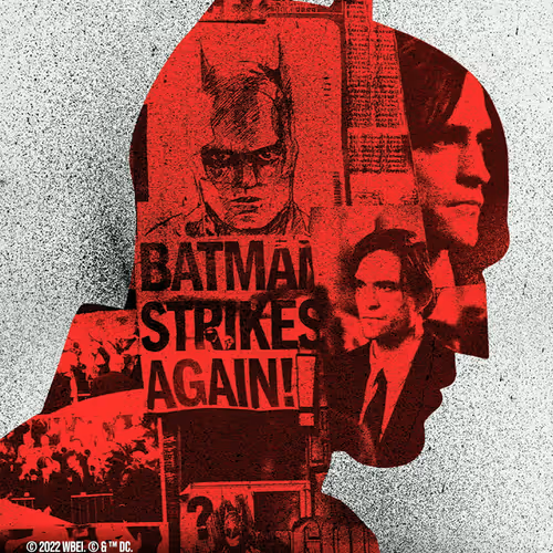 A370 2022 The Batman Newspaper Clippings batman strikes again!
