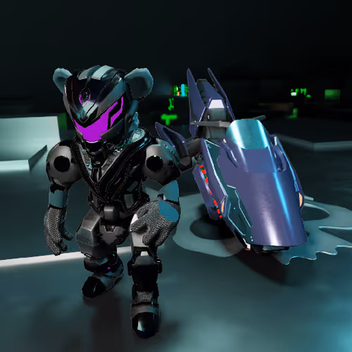 Rocket Monsters Zeren Bear And Hoverbike Eth