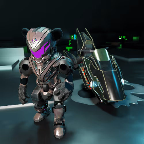 Rocket Monsters Zeren Bear And Hoverbike Eth