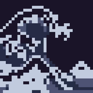 #323 - Wave Night Moon