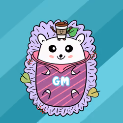 Mini Fluffy Hedgehog #686