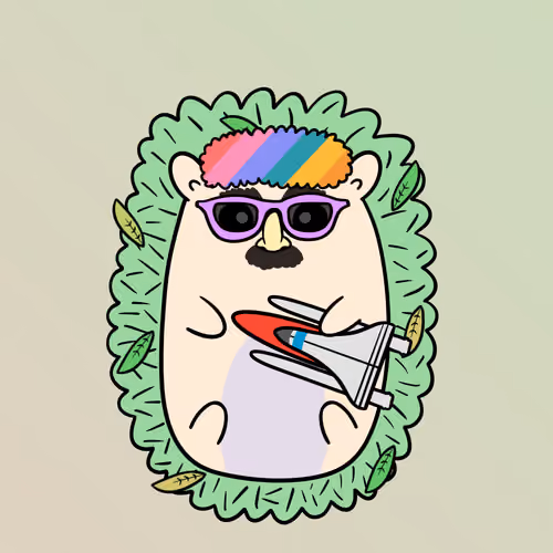 Mini Fluffy Hedgehog #867