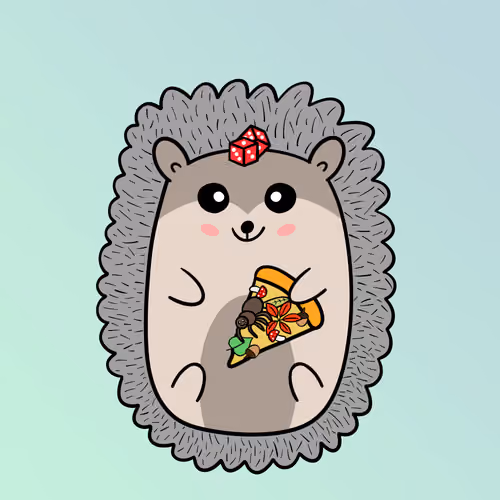 Mini Fluffy Hedgehog #409