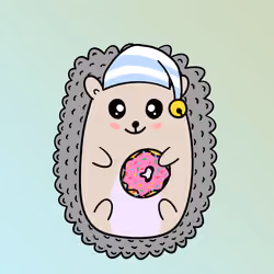 Mini Fluffy Hedgehog #43