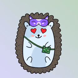 Mini Fluffy Hedgehog #836