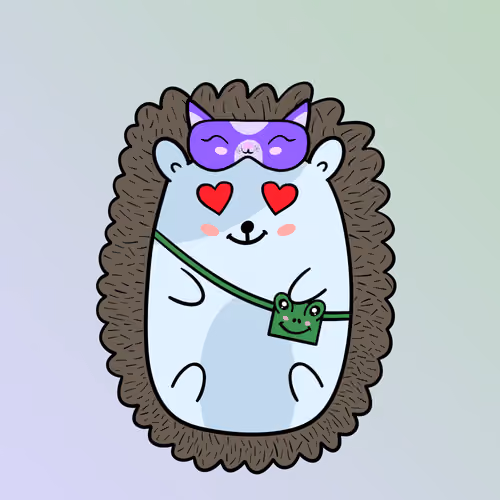Mini Fluffy Hedgehog #836