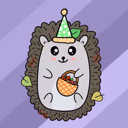 Mini Fluffy Hedgehog #12