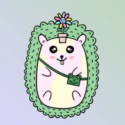 Mini Fluffy Hedgehog #63