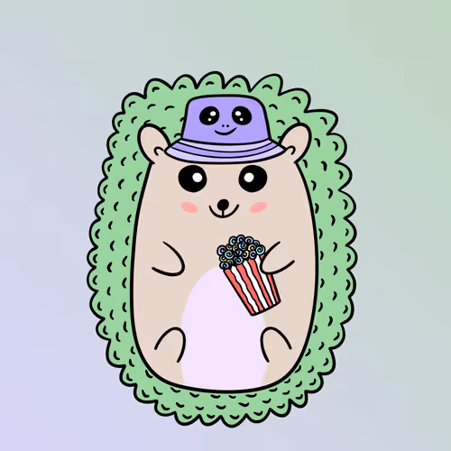 Mini Fluffy Hedgehog #281