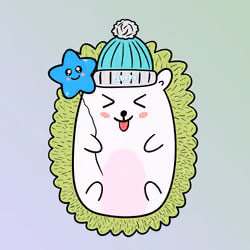 Mini Fluffy Hedgehog #821