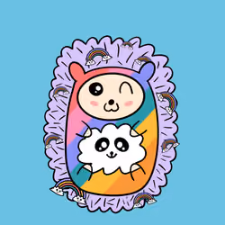 Mini Fluffy Hedgehog #866