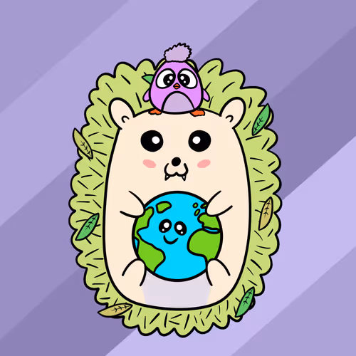 Mini Fluffy Hedgehog #52