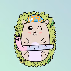 Mini Fluffy Hedgehog #441