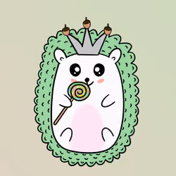 Mini Fluffy Hedgehog #529
