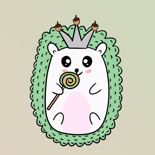Mini Fluffy Hedgehog #529