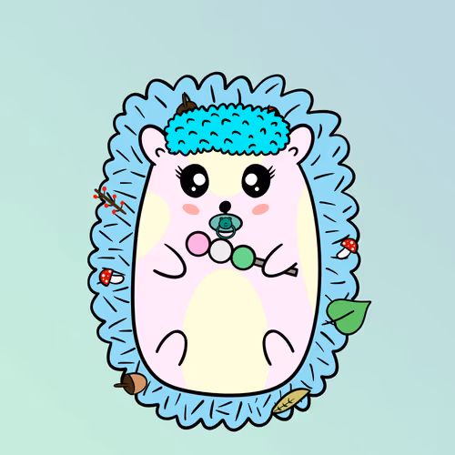 Mini Fluffy Hedgehog #392