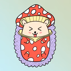 Mini Fluffy Hedgehog #524
