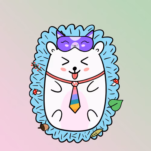 Mini Fluffy Hedgehog #32