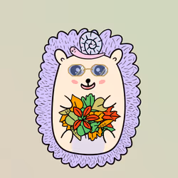 Mini Fluffy Hedgehog #795