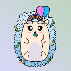 Mini Fluffy Hedgehog #496