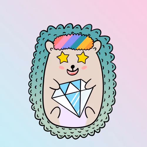 Mini Fluffy Hedgehog #76