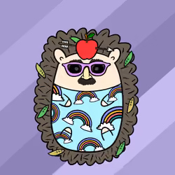Mini Fluffy Hedgehog #370