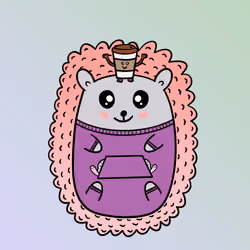 Mini Fluffy Hedgehog #835