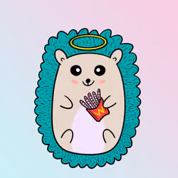 Mini Fluffy Hedgehog #274