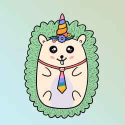 Mini Fluffy Hedgehog #28