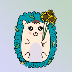 Mini Fluffy Hedgehog #456