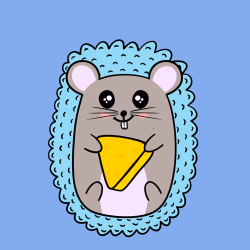 Mini Fluffy Hedgehog #732